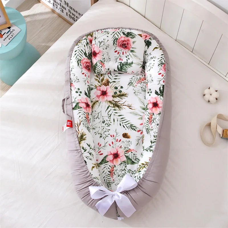 Berceau Bébé - NidPortableBébé™ - Fleurs - Ma boutique Sommeil