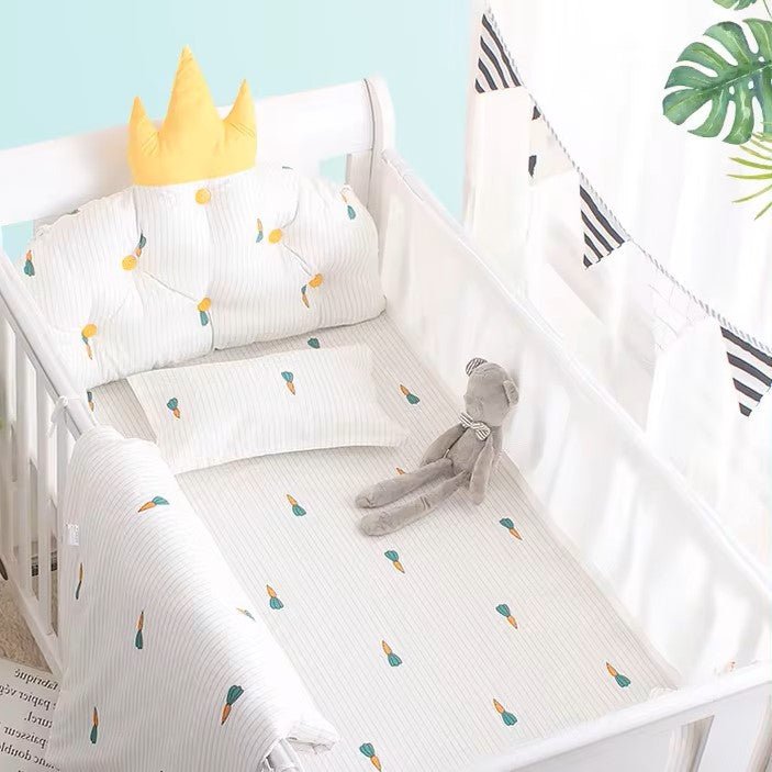 Linge de lit bebe - DouxSommeil™ - Carottes - Ma boutique Sommeil