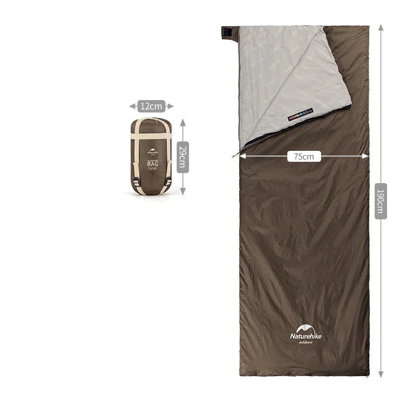 Sac de couchage - CampingSleepingBag™ - Marron - Ma boutique Sommeil